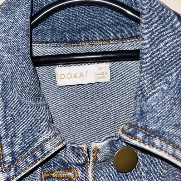 Kookai Denim Button Dress - Picture 4 of 5